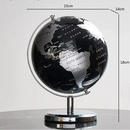 Globo Terrestre Metálico Giratório – Obra Decorativa Criativa para Educação e Decoração