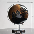 Globo Terrestre Metálico Giratório – Obra Decorativa Criativa para Educação e Decoração