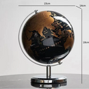 Globo Terrestre Metálico Giratório – Obra Decorativa Criativa para Educação e Decoração